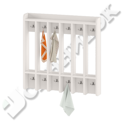 Вешалка настенная (6 ячеек) ДУ-В6