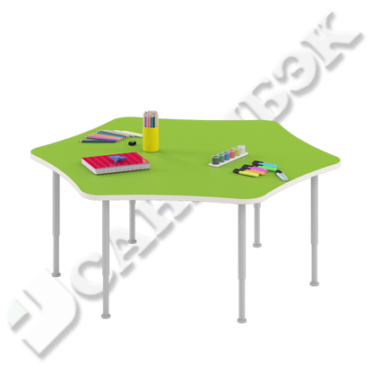 Стол игровой  Ромашка  (0-3 гр.р) ДУ-СИ6
