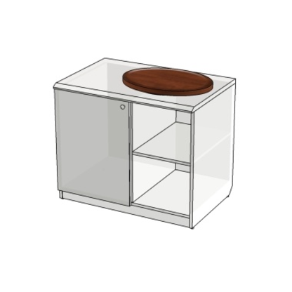 Полка поворотная (20Р010) С МДФ