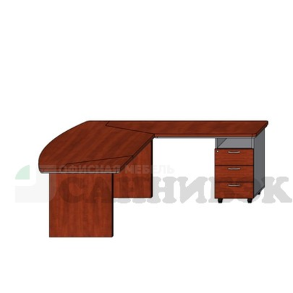 Столы для руководителя (с тумбой приставной)