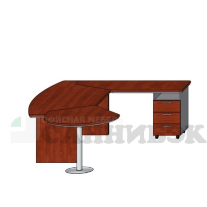 Столы для руководителя (с тумбой и столом приставным)