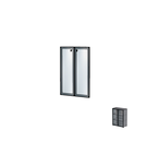 Комплект дверей в алюминиевой раме Н261       