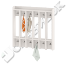Вешалка настенная (6 ячеек) ДУ-В6