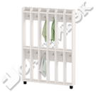 Вешалка напольная (6 ячеек) ДУ-ВН6-1