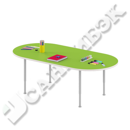 Стол игровой  Овальный  (0-3 гр.р) ДУ-СИ4