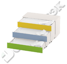 Тумба-кровать 3-х ярусная