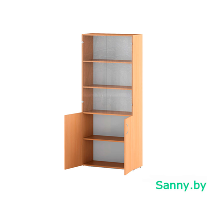 Шкаф для документов со стеклом С-215.522.S.3-2   800х355х1880 