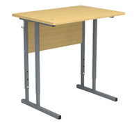 Школьная парта регулируемая 1 местная- СР-35(57)-1м