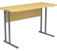 Школьная парта нерегулируемая 2 местная- СУ-005-2м/(1-7)