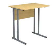 Школьная парта нерегулируемая 1 местная СУ-005-1м/(1-7)