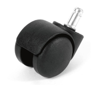 Ролики черные пластиковые FI-11 5шт.