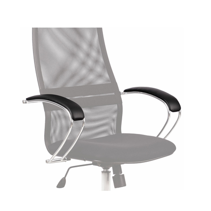 Подлокотник черный кож.зам к креслам BP,BK Metta