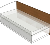 Спинки для кроватей торцевые (К340,341)