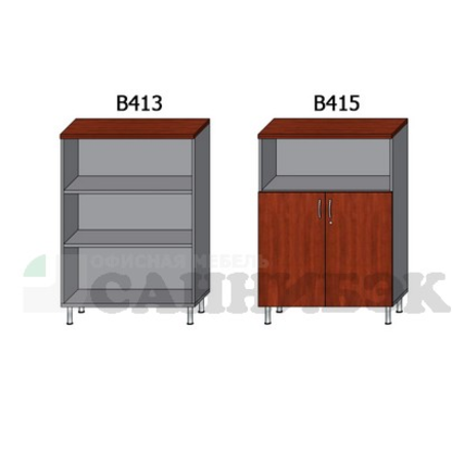 Стеллажи и шкафы стационарные (широкие, высотой 1290)