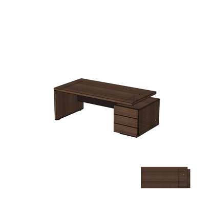 Стол письменный S802          2330х1000х748 