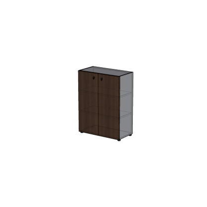 Каркас стеллажа с ДСП фасадами H022_Н641              898х430х1198 