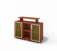Шкаф с надставкой со стеклом M-7.1058-2 