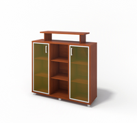 Шкаф с надставкой со стеклом М-7.1415-2 