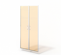 Двери стеклянные в алюминии М-С-9.1834 