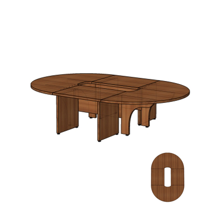 Стол конференционный CK9-10  1000х1000х735