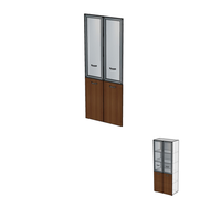 Двери комбинированные без замка ДШД16.07к.        