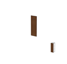 Двери для узких стеллажей без замка ДШД32.07.        