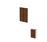 Двери для широких стеллажей без замка ДШД32.07к.        