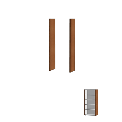 Портал боковой для стеллажа ДШД38.11к           460х38х1987 