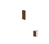 Двери для узких стеллажей без замка ДШД52.07.        