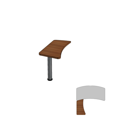 Стол приставной боковой СП9-1(н1)       990х560х735 