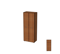 Шкаф-гардероб двери с замком ШД11(з).                  