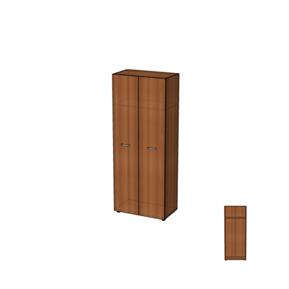 Шкаф-гардероб двери с замком ШД11(з).                   800х433х2017 