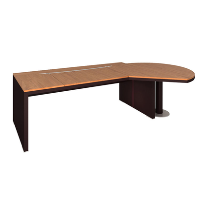 Письменный стол с фигурной приставкой  Dao 